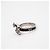 CHANEL Camélia Coco Mark Ring Schwarz Silber - Ansicht 7