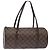 Louis Vuitton Papillon Borsa Cilindrica Damier Ebene Marrone