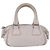 Chanel Lax Tassel Pebbled Leather Medium Weiß