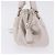 Chanel Lax Tassel Pebbled Leather Medium Weiß - Ansicht 3