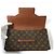 Louis Vuitton Pochette Monogram in Pelle e Tela Marrone - vista 8