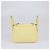 Hermès Hermes Jaune Poussin Clemence Mini Lindy - vista 3