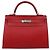 Hermès Borsa Kelly Sellier 32 Hermes Rouge Vif Tadelakt Palladium Hardware Rosso