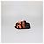 Hermès Sandali Chypre Hermes Orange/Brown Suede Arancione - vista 4