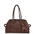 Jacquemus Borsa Bowling The Turismo in camoscio marrone effetto coccodrillo