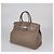 Hermès Borsa Birkin 35 in pelle Clemence Etoupe con hardware Palladium Hermes Beige - vista 2