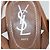 Sandali platform in pelle verniciata marrone Saint Laurent - vista 6