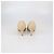 Chanel Beige/Black Pumps aus gestepptem Leder mit CC-Kappe - Ansicht 5
