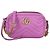 Mini bolso Gucci GG Marmont de piel acolchada rosa