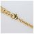 Collana Chanel in metallo dorato e resina nera con cuori e logo CC D'oro - vista 4