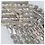 Orecchini a clip Alessandra Rich Silver Tone Square Crystal Cascade Drop Argento - vista 5