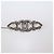 Spilla Chanel logo CC in metallo tono argento e cristalli - vista 4