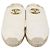 Mules Espadrilles VLogo in pelle bianca Valentino Bianco