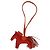 Hermès Hermes Orange/Cornaline Milo Leather Rodeo PM Bag Charm Rosso Arancione