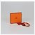 Hermès Hermes Orange/Cornaline Milo Leather Rodeo PM Bag Charm Rosso Arancione - vista 5