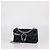 Bolsa de Ombro Dionysus Pequena Retangular em Veludo e Couro GG Teal/Black da Gucci Preto Azul - vista 2
