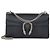 Gucci Black Leather Small Rectangular Dionysus Shoulder Bag