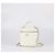 Borsa Vanity Case Chanel in pelle caviar matelassé bianca Bianco - vista 2