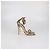 Gianvito Rossi Beige Python Ankle Strap Sandals - view 3