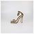 Gianvito Rossi Beige Python Ankle Strap Sandals - view 4