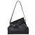 Fendi First Schultertasche Medium aus schwarzem Leder
