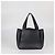 Borsa Tote piccola Dynamique Prada in pelle Vitello Daino nera Nero - vista 3