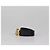 Ceinture fine Gucci GG Marmont en cuir noir - vue 2