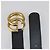 Ceinture fine Gucci GG Marmont en cuir noir - vue 5