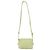 Borsa a tracolla Mini Loop Camera in pelle Intrecciato Lime Bottega Veneta Verde