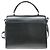 Saint Laurent Cassandra Leather Small Nero - vista 2