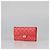 Chanel Reissue Trifold Long Wallet aus rotem gestepptem Leder Pink - Ansicht 2