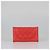 Chanel Reissue Trifold Long Wallet aus rotem gestepptem Leder Pink - Ansicht 3