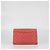 Chanel Clutch On Chain Classic Flap in pelle caviar matelassé rossa Rosa - vista 3