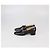 Mocassini Chanel in pelle lucida nera con logo Nero - vista 4