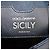 Sac à main Dolce & Gabbana Miss Sicily Medium en cuir embossé effet lézard noir avec cristaux DG Bleu - vue 6