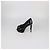 Décolleté platform Peep Toe Eyeline in pelle verniciata nera Louis Vuitton Nero - vista 4