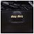Borsa in paglia Miu Miu con logo Nero - vista 13