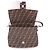Borsa a secchiello a tracolla Fendi Zucca Mamma Marrone Beige - vista 15