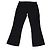 Vaqueros Bootcut de mezcla de algodón negro con bajo deshilachado Saint Laurent