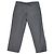 Pantalones rectos Brunello Cucinelli en mezcla de lino gris con cordón
