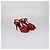 Sandali platform Tribute in pelle rossa Saint Laurent Rosso - vista 2