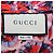 Conjunto de Top y Cárdigan Gucci de seda roja con estampado floral de amapolas - vista 6
