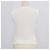Top sin mangas de punto de algodón con encaje floral Valentino Off White Blanco - vista 3