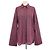 Autre Marque Oseree Lumiere Bluse aus rosa metallisiertem Polyamid Pink