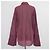 Autre Marque Oseree Lumiere Bluse aus rosa metallisiertem Polyamid Pink - Ansicht 3
