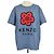 T-shirt girocollo Kenzo in cotone grigio scuro con Boke Flower Grigio antracite