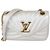 Borsa a catena New Wave PM in pelle Pearl White Louis Vuitton
