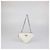 Borsa a tracolla Mini Double Triangle Prada in pelle Saffiano bianca Bianco - vista 2