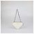 Borsa a tracolla Mini Double Triangle Prada in pelle Saffiano bianca Bianco - vista 4