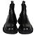 Alexander McQueen Tread Chelsea Boots aus schwarzem Leder